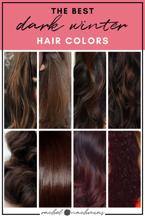 best winter hair colors|deep winter hair color ideas.